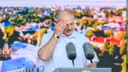 Аляксандар Лукашэнка на мітынгу ў сваю падтрымку ў Горадні