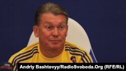 Главный тренер сборной Украины по футболу Олег Блохин
