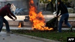 Спроба самоспалення перед офісом президента Болгарії