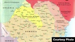 Harta teritorială a României 1940