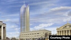 Планот за хотел Кемпински во Минск