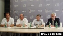 Sa konferencije za novinare četiri nevladine organizacije, 19. jul 2011.