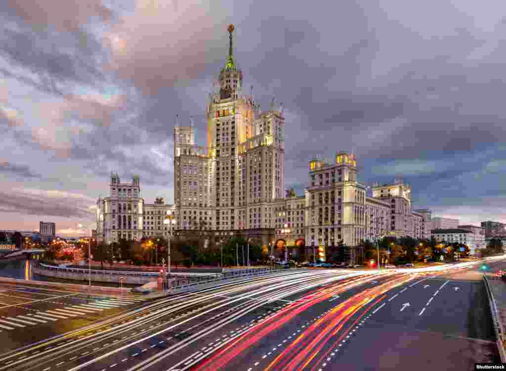 The Kotelnicheskaya "city within a city" was populated by Soviet elites and secret police during its heyday, though not even the cream of Moscow’s Communists could sleep easy inside -- doors linking apartments within were reportedly designed to be busted through without warning.