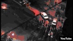 Скриншот из архивного видео в YouTube о столкновениях в марте 2008 года