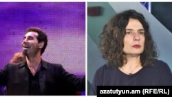 Կոլաժում՝ Սերժ Թանկյանը և Արսինե Խանջյանը 