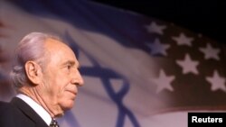 Shimon Peres, 21 aprilie 2002 