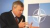 Генэральны сакратар NATO Яп дэ Гоп Схефэр выступае ў Бухарэсьце