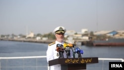 Rear Admiral Hossein Khanzadi, commander of Iranian Army's navy,