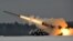 Belarus -- An army Smerch (Tornado), Soviet-made heavy multiple rocket launcher, fires during exercises in the Brest region, 25Jan2011