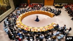 اجلاس ویژه شورای امنیت سازمان ملل که در رابطه به تنش ها در شرق میانه برگزار شده بود