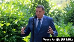 Milorad Dodik, član Predsjedništva BiH u Beogradu, 4. avgust 2021.