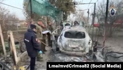 Фрагмент оперативного відео затримання жителя села Стефанівка Джанкойського району, який стріляв у російських силовиків 16 березня 2026 року