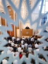 Muslim believers in Kosovo celebrate Eid al-Adha.