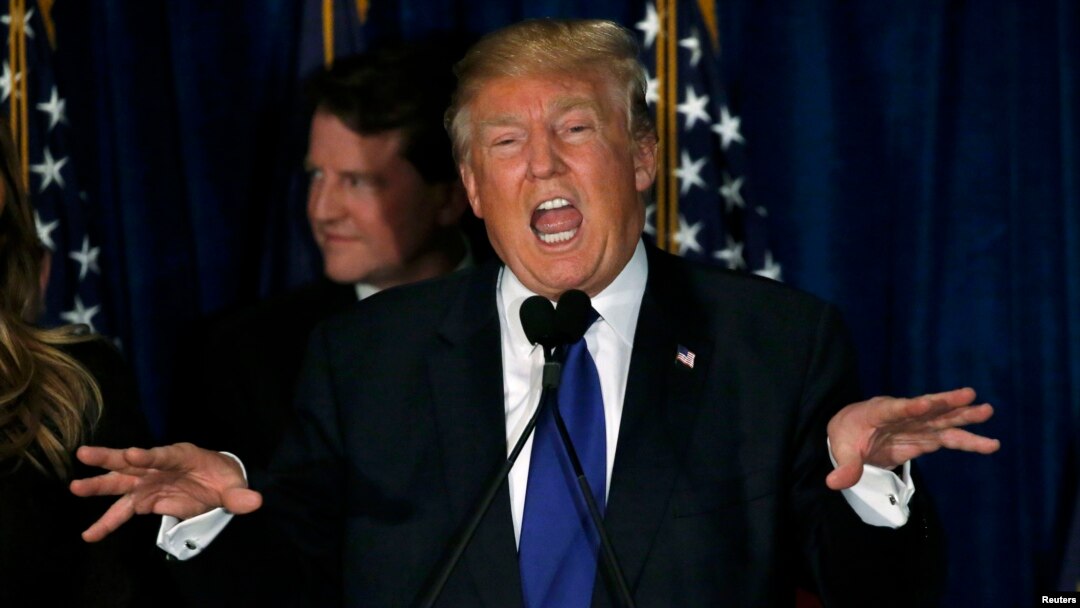 Дональд Трамп в Нью-Гемпшире, где началось его пока победное шествие к номинации кандидата в президенты США