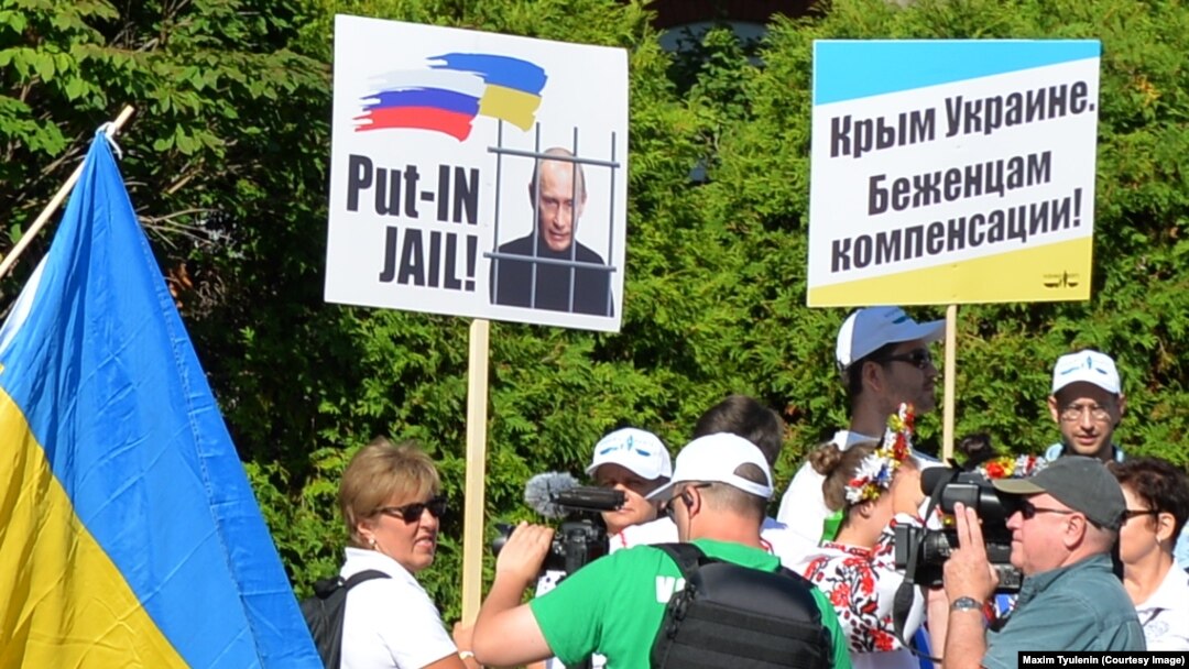 Protesti u Otavi protiv aneksije Krima