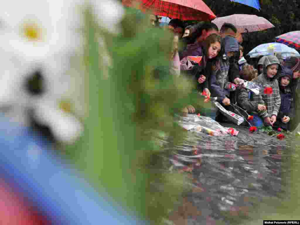 Spomen obilježje ubijenoj djeci opkoljenog Sarajeva 1992.-1995., 09.05.2011. Foto: RSE / Midhat Poturović