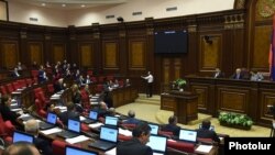 Armenia - A session of the National Assembly in Yerevan, 4Feb2015.