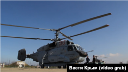 Руски военен хеликоптер в Крим (илюстративна снимка)