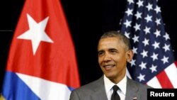 АҚШ президенті Барак Обама Гаванада сөйлеп тұр. 22 наурыз 2016 жыл.