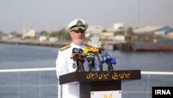 Иранның теңіз әскери күштерінің адмиралы Хоссейн Ханзади.