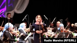 The Chechen State Symphonic Orchestra performs in Grozny in 2014.