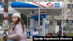 Benzinska stanica NIS-a u Beogradu, 15. januar 2025.