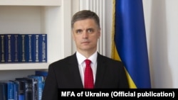 Ministrul ucrainean 12Oct de externe Vadim Pristaiko, octombrie 2019 