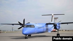 Кыргызстан сатып алган Dash 8 Q400 учагы.