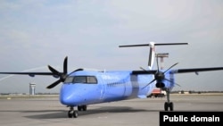 Кыргызстан сатып алган Dash 8 Q400 учагы.