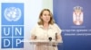 Snežana Paunović, ministarka državne uprave i lokalne samouprave Srbije na konferenciji za štampu u Topoli, Srbija,29. maj 2026. 