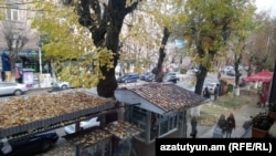 Armenia -- A street in Vanadzor, November 5, 2018.