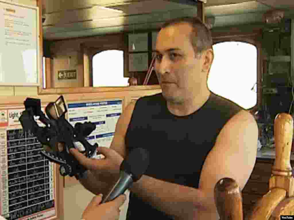 Iveri Kurashvili, the captain of the "Vasilios N" - After the damage to the ship's navigational equipment, Kurashvili was forced to use traditional celestial navigation to guide the ship from Misurata to the Maltese port of Valetta. "I know my job and I know what has to be done," he said afterward. "All you need is a magnetic compass, a sextant, and calculations. And a little bit of luck."