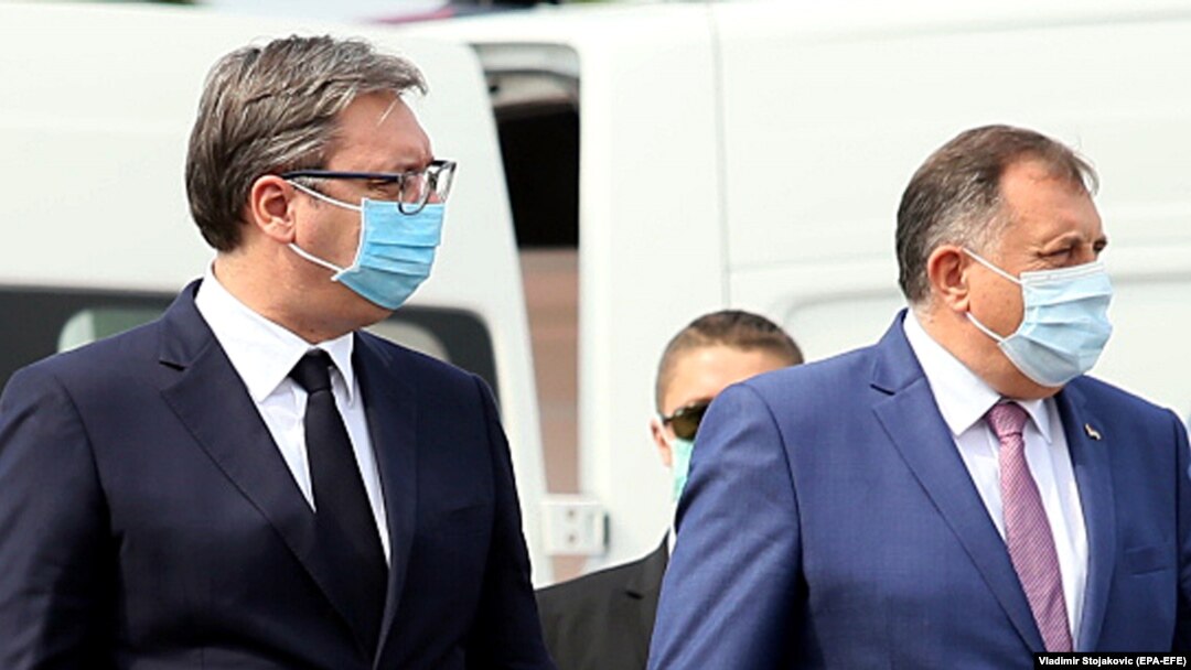 Aleksandar Vučić i Milorad Dodik, arhivska fotografija
