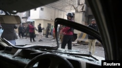 د پېښور د سرحدي پولیسو مرکز مخته نن ځانمرګی برید شوی 