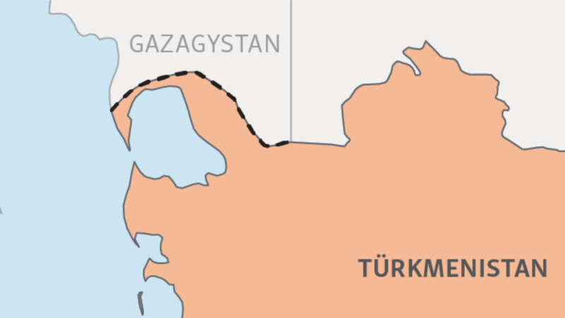 Türkmen-gazak serhedi wagtlaýyn ýapyldy