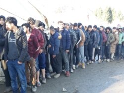 Migranti u 'Vučjaku' 29.novembra