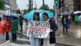 Ispred Vlade Srbije održan je još jedan u nizu protesta u organizaciji studenata u blokadi 
