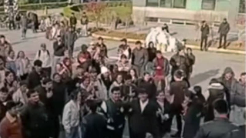 Stambulda ýüzlerçe türkmenistanly student uniwersitete 'duýdansyz' goýberilmezligine garşy çykdy