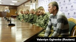 Пленные российские солдаты, воевавшие на территории Украины, архивное фото 