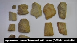 Каменные орудия труда, найденные в Томской области