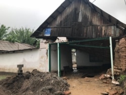 Поврежденный дом в селе Елтай. 14 мая 2020 года.
