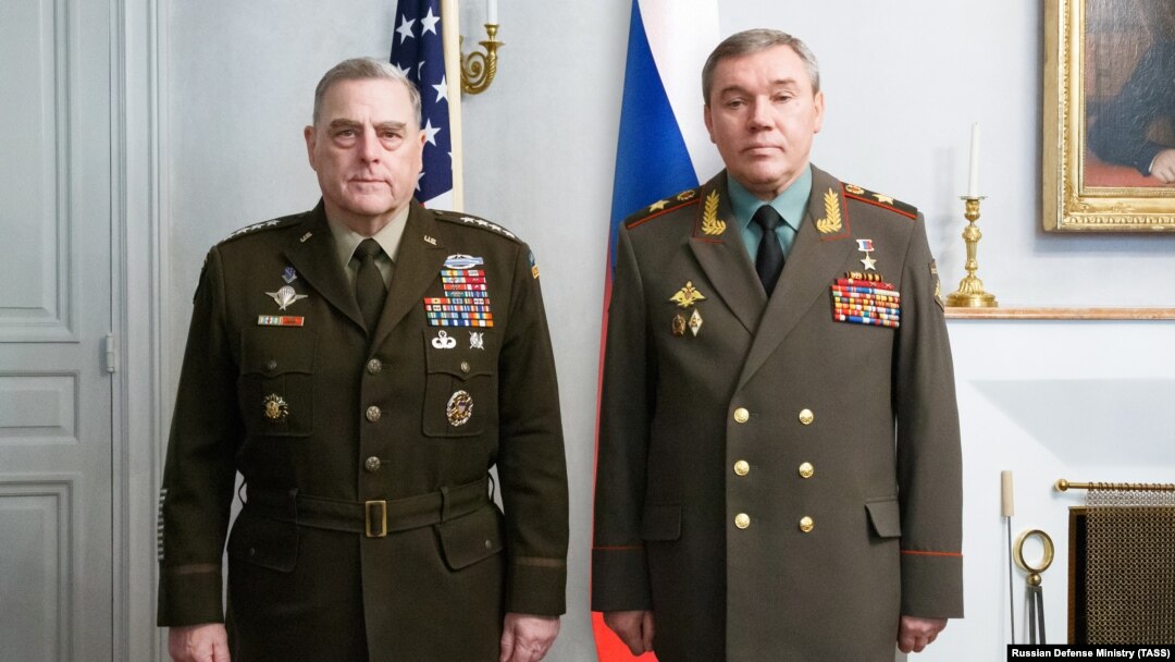 Марк Милли и Валерий Герасимов на встрече в Хельсинки, 22 сентября 2021 года 