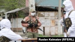 Жалал-Абаддагы блокпост. 3-апрель, 2020-жыл.