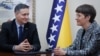 Član Predsjedništva BiH Denis Bećirović i njemačka ministrica Anna Lührmann