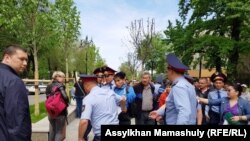 Затрыманьні ў Алматы