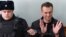 Kremlin critic Aleksei Navalny, who was arrested during March 26 anti-corruption rally,gestures during an appeal hearing at a court in Moscow, March 30, 2017
