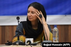 Shaharzad Akbar, the last chairperson of the Afghanistan Independent Human Rights Commission, which was dissolved by the Taliban after they seized power in 2021