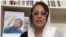 تصویر آرشیوی از راحله احمدی در گفت‌وگو با شبکه تلویزیونی من‌وتو