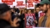 Protesters take part in a demonstration outside the Russian Consulate-General in New York&nbsp;to mark the 1,000th day of Moscow&#39;s full-scale invasion of Ukraine.&nbsp;