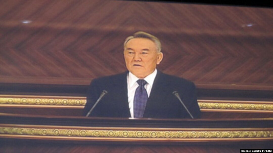 President Nursultan Nazarbaev tells the nation he's willing to stay on as president as long as health allows. 